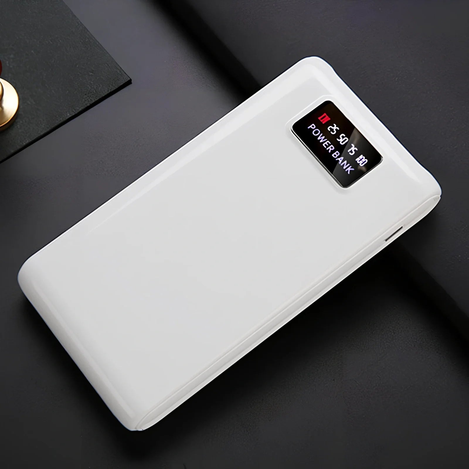 Black 18650 DIY charging bank case C9 model, 22mm x 76mm x 150mm with Type-C input and 5V 2A output for six batteries