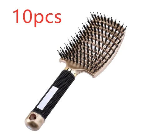 Ultra-Soft Detangling Hair Brush with Scalp Massage - Premium Bristles and Nylon for Effortless Tangle-Free Hair