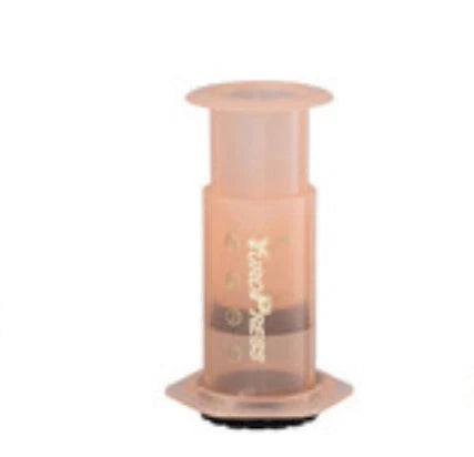 French Filter Cup Method Press Pot for Tea and Coffee in grey, pink, blue, and orange