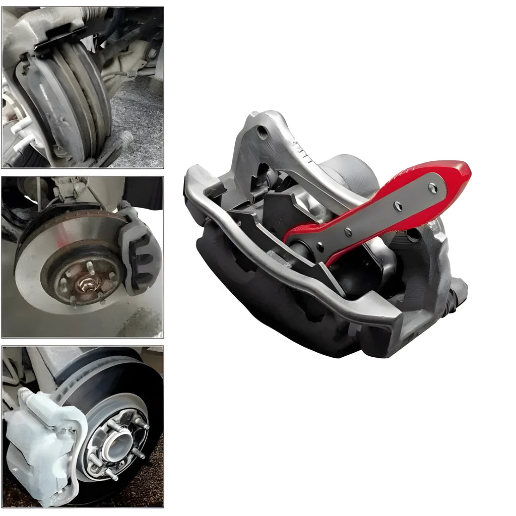 Blue brake piston compressor wrench with 40-75mm range for disc brake caliper retraction