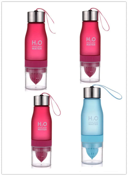 Frosted Plastic Lemon Cup in various colours, BPA-free, 650ml capacity