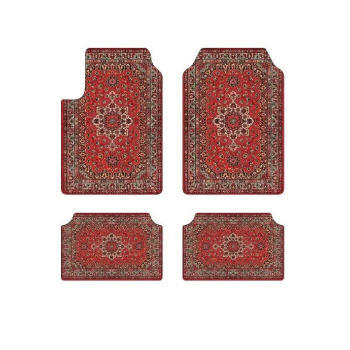 Retro Persian geometric pattern dust-proof stain-resistant car foot mat Polyester Fibre 33x44cm 44x68cm
