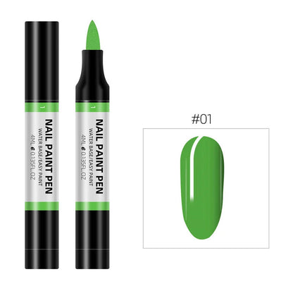 24-colour nail polish painting pen set for 3D nail art designs