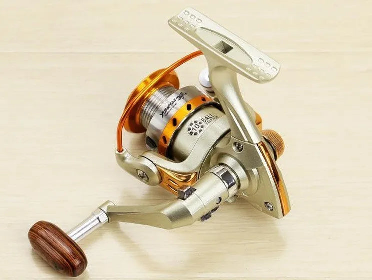 Mini fishing reel 160g 10 ball bearings 5.2:1 gear ratio palm size for rock rods and rafts