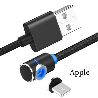 360 Degree Magnetic Charging Cable with LED indicator for fast charging and data transfer