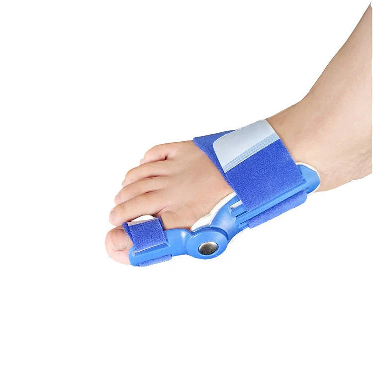 Adjustable Hallux Valgus Splint for bunion relief, featuring a flexible frame and premium materials for personalized comfort and support.