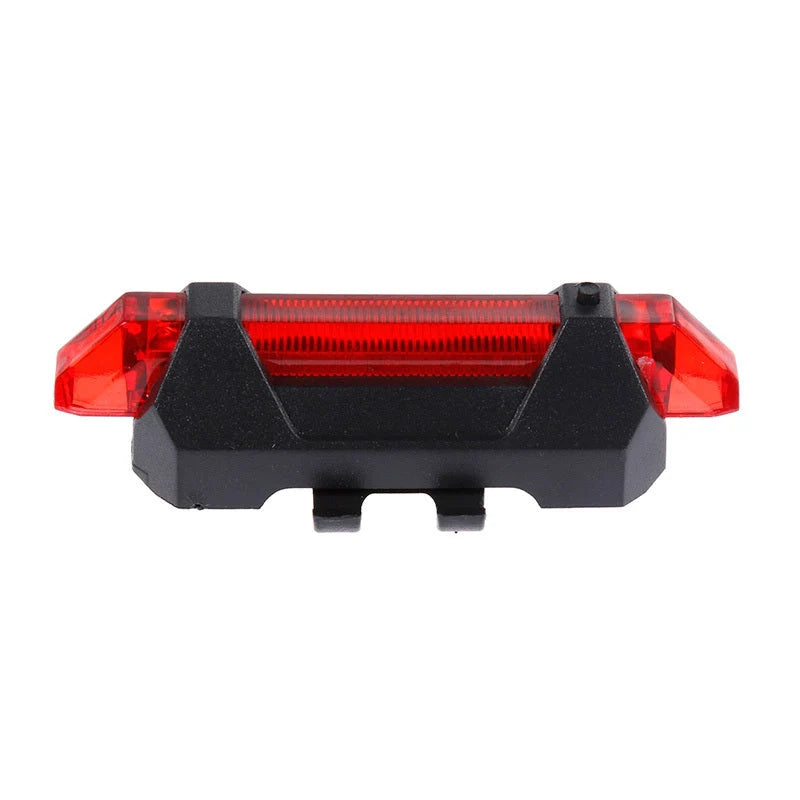 High brightness LED bike taillight with rechargeable battery and waterproof design