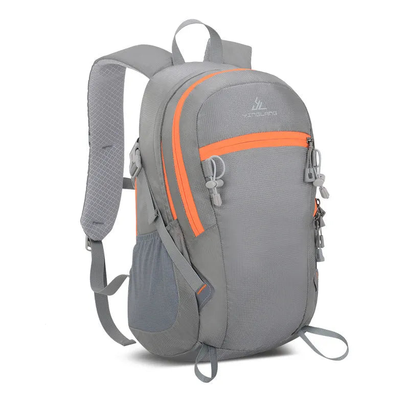 Ultralight 20L hiking backpack with air pillow straps, waterproof nylon, available in multiple colours