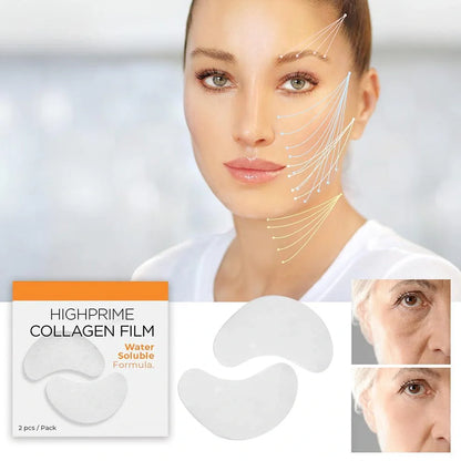 Collagen water-soluble facial mask with hyaluronic acid for 15-20 minute hydrating treatments