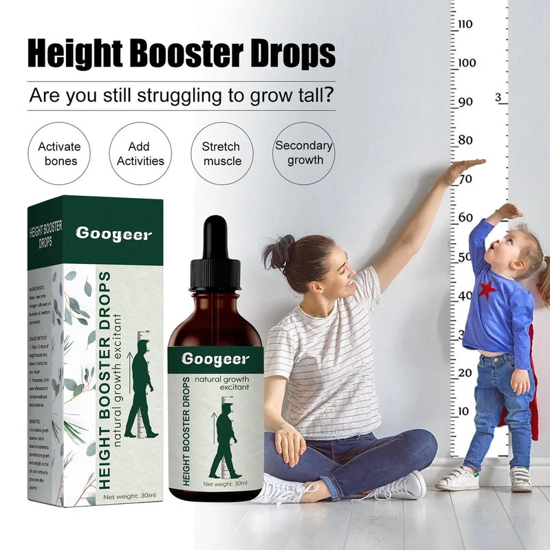 Body Height Care Promotes Foot Acupoint Health Care Essential Oil: 30ml bottle designed for targeted foot massage, supporting relaxation and wellness through traditional acupoint methods