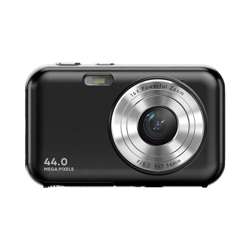 Children's digital camera with 44MP sensor and 2.4-inch screen in multiple colour options