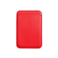 MagSafe compatible iPhone case with magnetic card holder in PU leather material