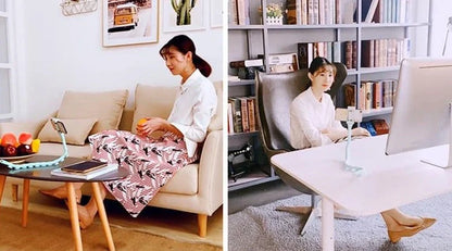 Flexible phone holder with suction cup for desktops and bicycles in black, pink, and clear green