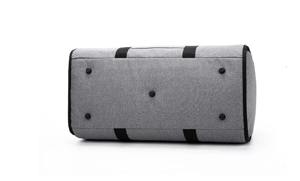 Medium cylinder travel bag in Oxford cloth with 36-55 litre capacity and internal zipper pocket