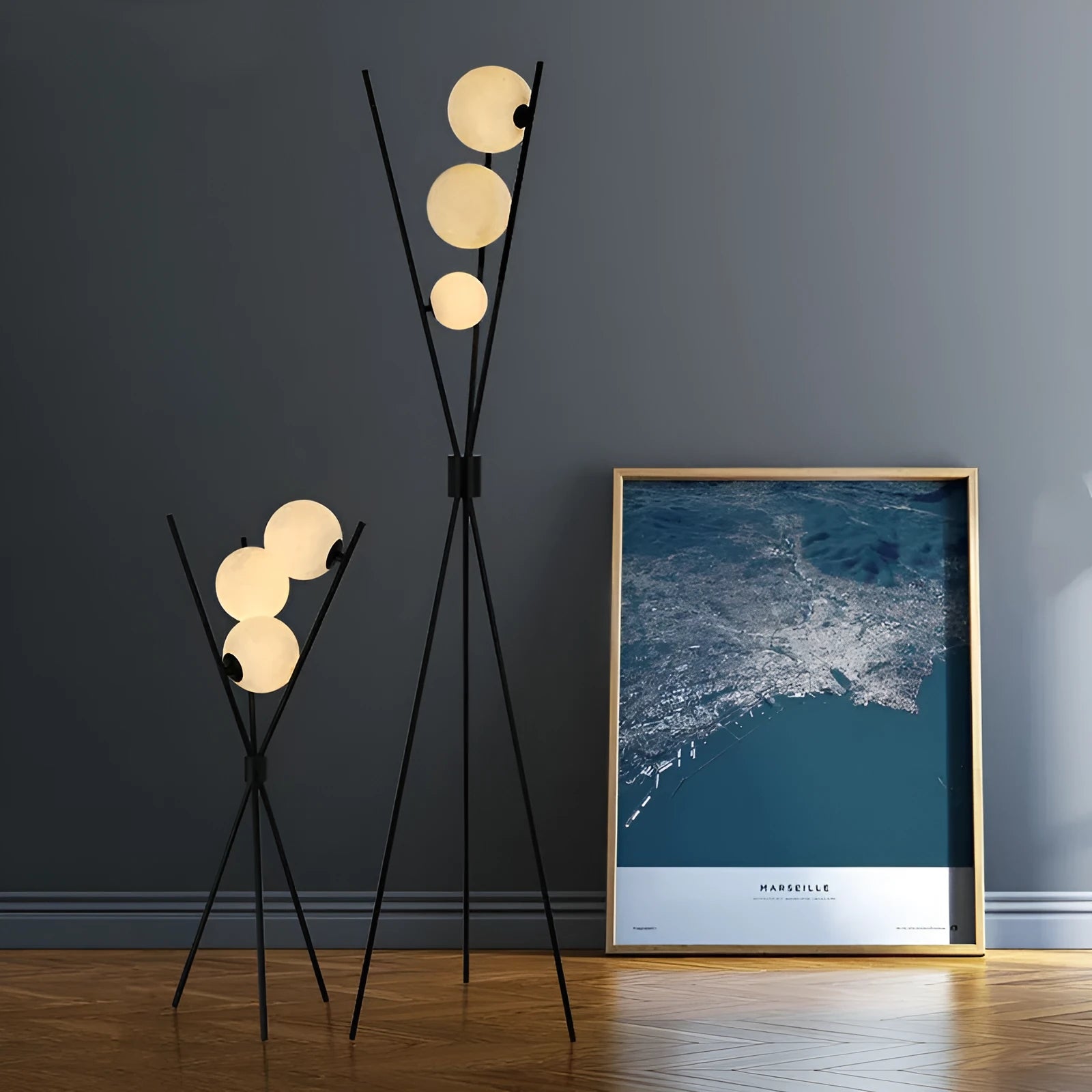 Scandinavian minimalist LED table lamp with iron body and acrylic shade, 220V, push-button switch