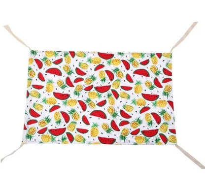 Portable baby crib hammock in soft crushed velour for safe, comfortable sleep