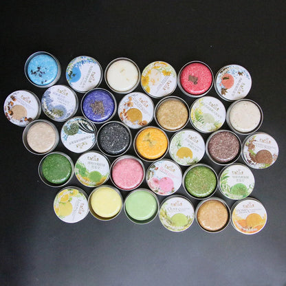 Natural Plant Shampoo Bar with essential oils for nourishing hair care