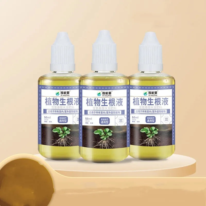 50ml portable plant rooting solution bottle for home garden, hormone free