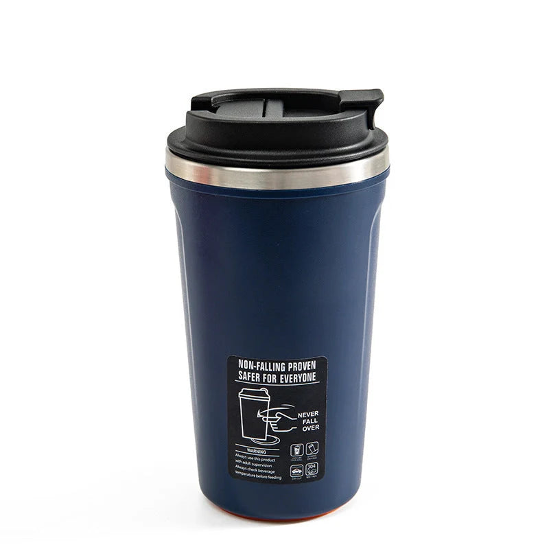 Durable stainless steel water bottle with 520ml capacity, perfect for hydration on the go