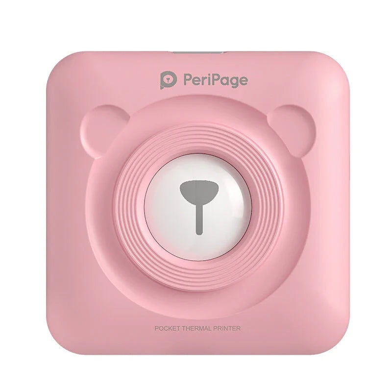 Compact wireless thermal printer for printing photos, labels, and memorabilia directly from your smartphone