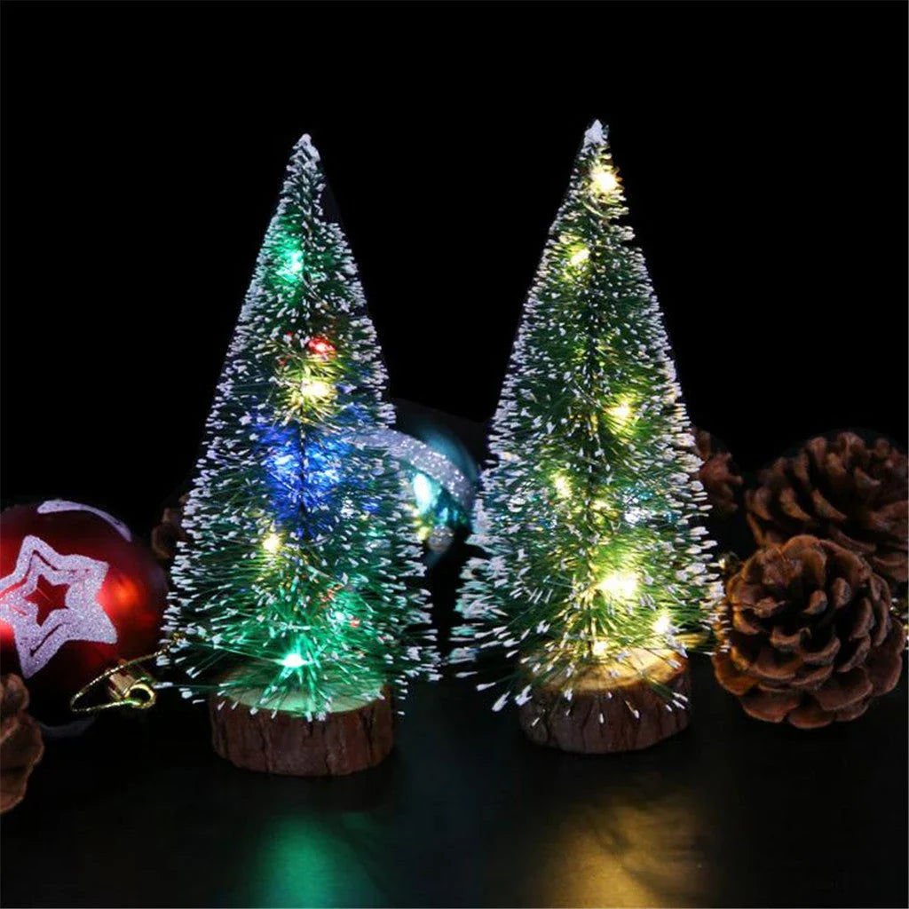 Mini Christmas Tree LED Lights in various sizes with colourful or warm light options