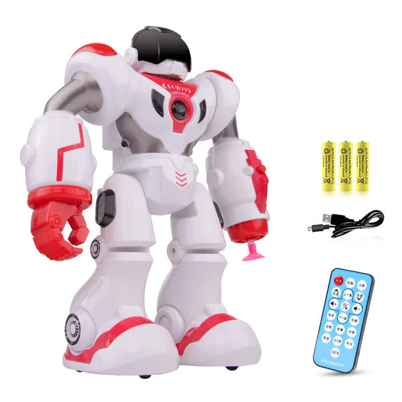 Smart Dancing Robot Toy with Remote Control, Gesture-Controlled Movement, Singing Capability, and Synchronized LED Lights