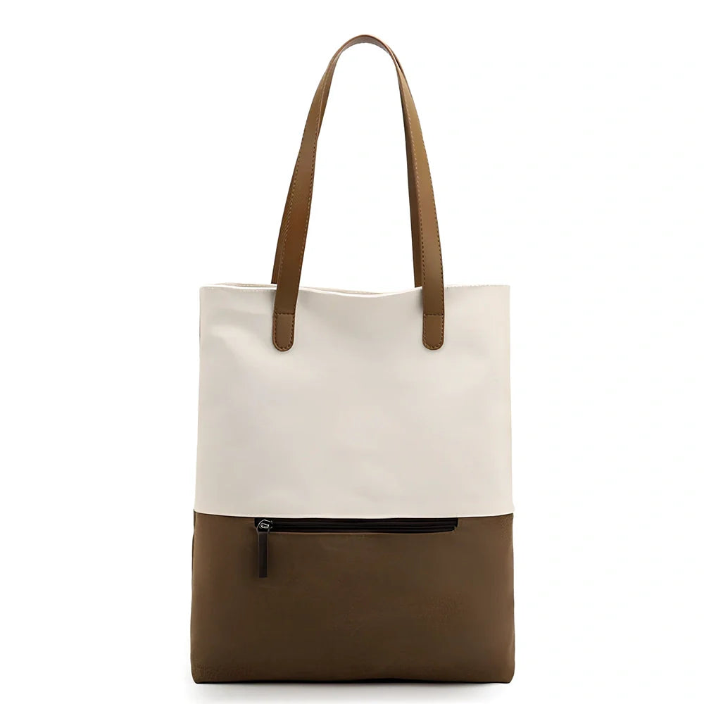 Canvas tote bag in black converts to backpack, 30x10x39cm size with zipper and polyester lining