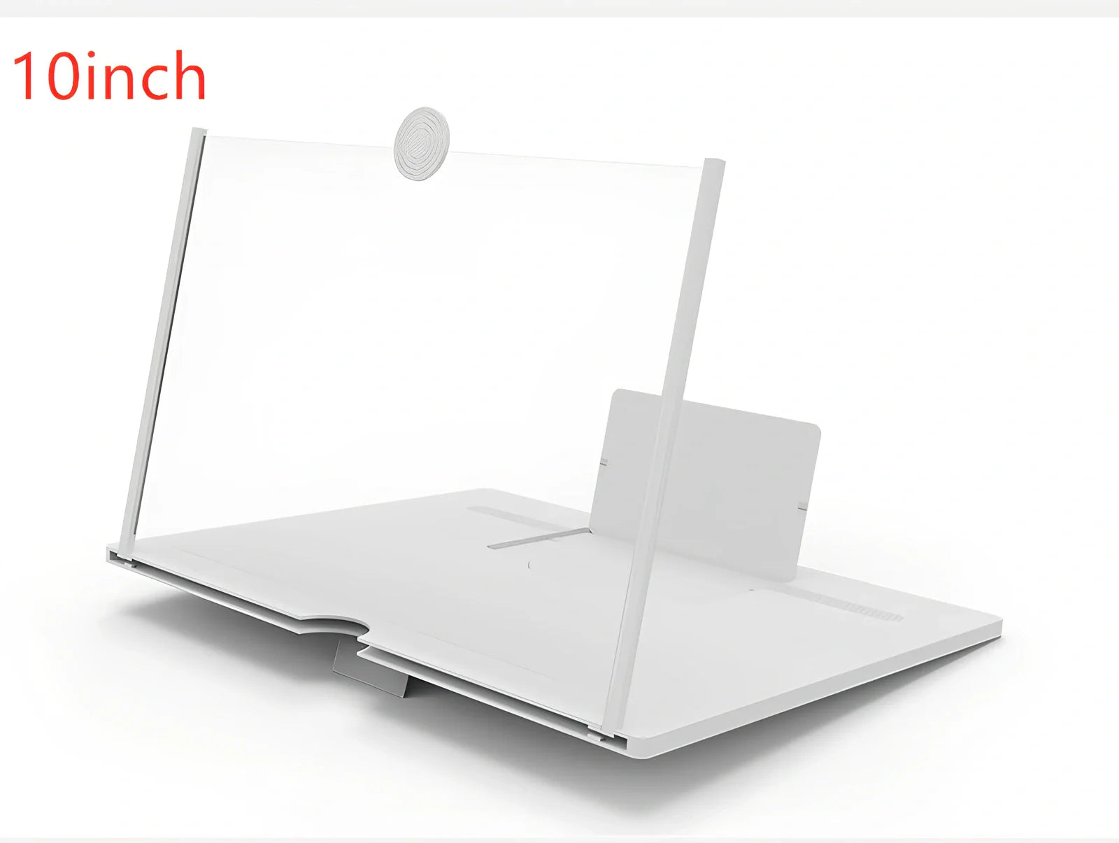 12-inch foldable mobile phone screen magnifier with 3-4x magnification in black colour