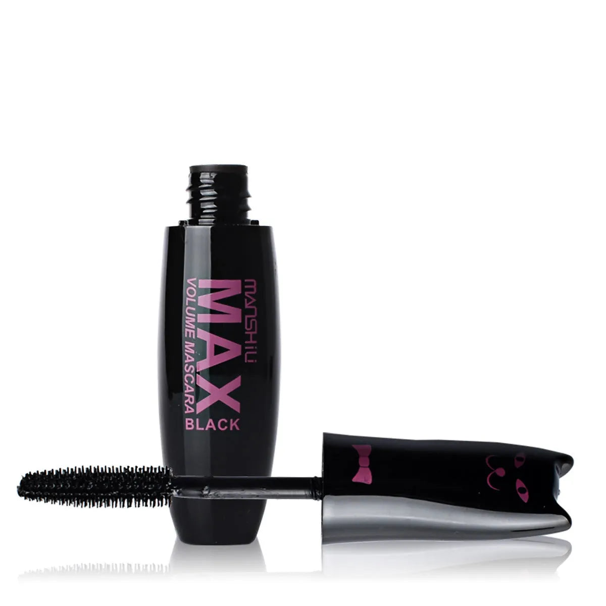 Cat Series mascara black tube with brush and black box packaging