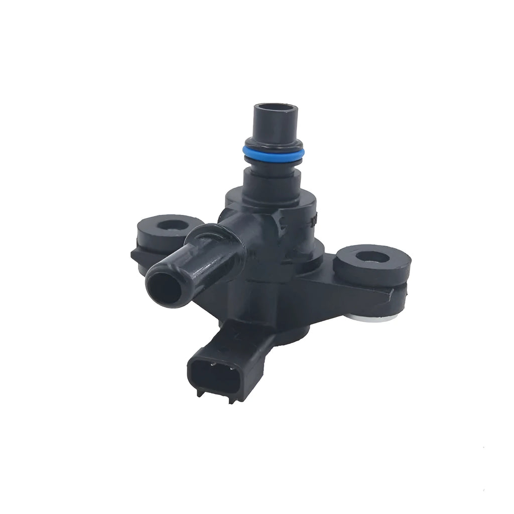 Black ABS plastic turbocharger solenoid valve with AU5A-9G866-AB part number for Ford vehicles