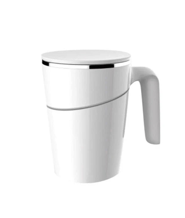 470ml Magic Suction Cup in white with double insulation and spill-proof base