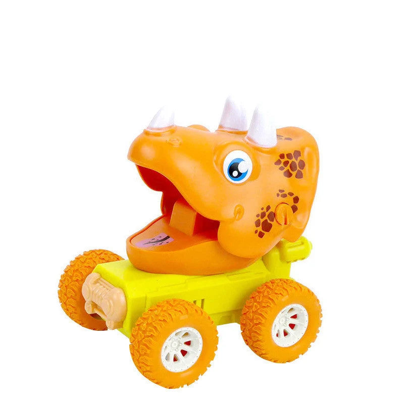 Dinosaur Push Car Sliding Animal Toy Car in various designs for children's play