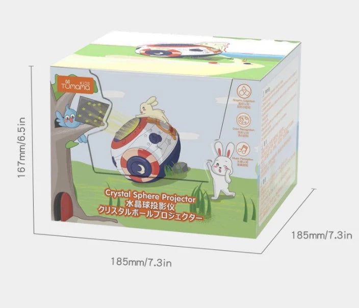 Starry Sky Night Light Projector with soothing lights and sounds for children's bedrooms