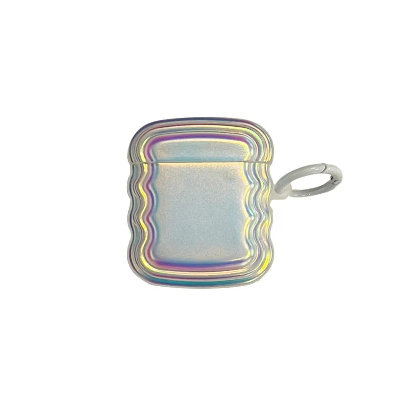 Silicone laser headset case for AirPods with magic laser ring design