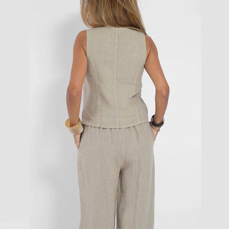 NZ Chic Summer Vest and Pants Set for Women