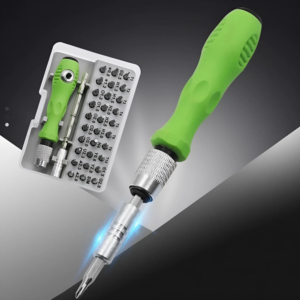 32-in-1 precision screwdriver set for mobile phone and electronics repair tool kit