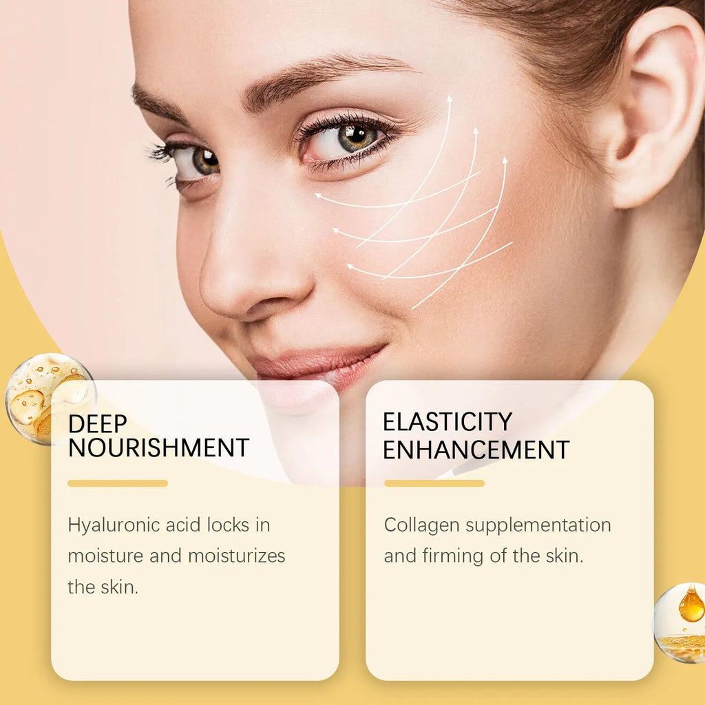 50g jar of anti-wrinkle neck cream with collagen and bee venom formulation
