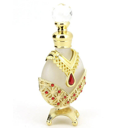 Luxurious Perfume Oil with Zesty, Sweet Fragrance in Elegant Glass Bottles