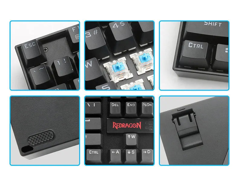 Monochrome luminous wired mechanical gaming keyboard set with green axis switches, aluminium alloy frame, black finish, includes mouse, mouse pad, and headphones