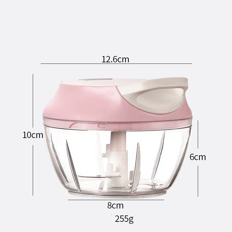 Mini Electric Garlic Masher with stainless steel blade for quick chopping