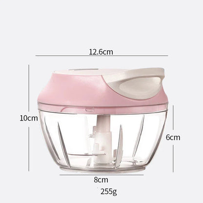 Mini Electric Garlic Masher with stainless steel blade for quick chopping