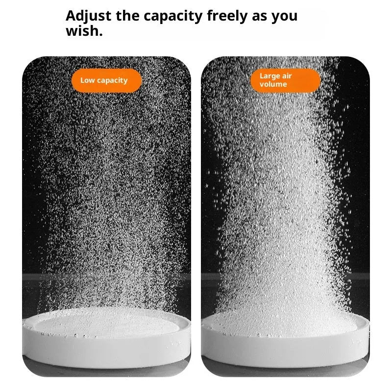 Oxygen nanometer gas disk stone air refiner with 5cm and 8cm sizes, white stone finish