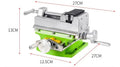 Mini bench drilling and milling machine with 240W motor for 220V power.