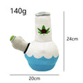 24cm dog plush toy shaped like kettle with picture style patterns