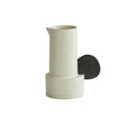 Fashion Simple Home medium ceramic vase misty moon hand-glazed finish 20cm tall on shelf