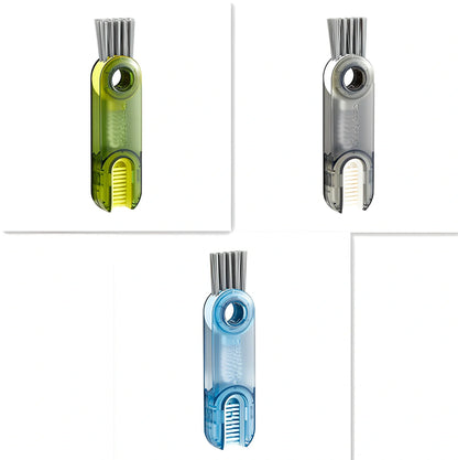 3-in-1 spiral cleaning brush for bottle lids and cup grooves with food-safe materials