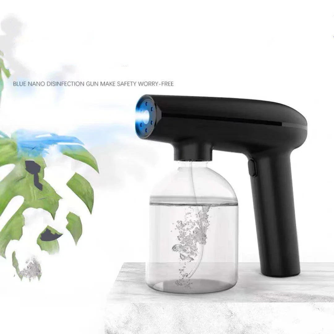 Handheld disinfection spray gun with nano steam atomization technology for effective sanitization of home, car, and more