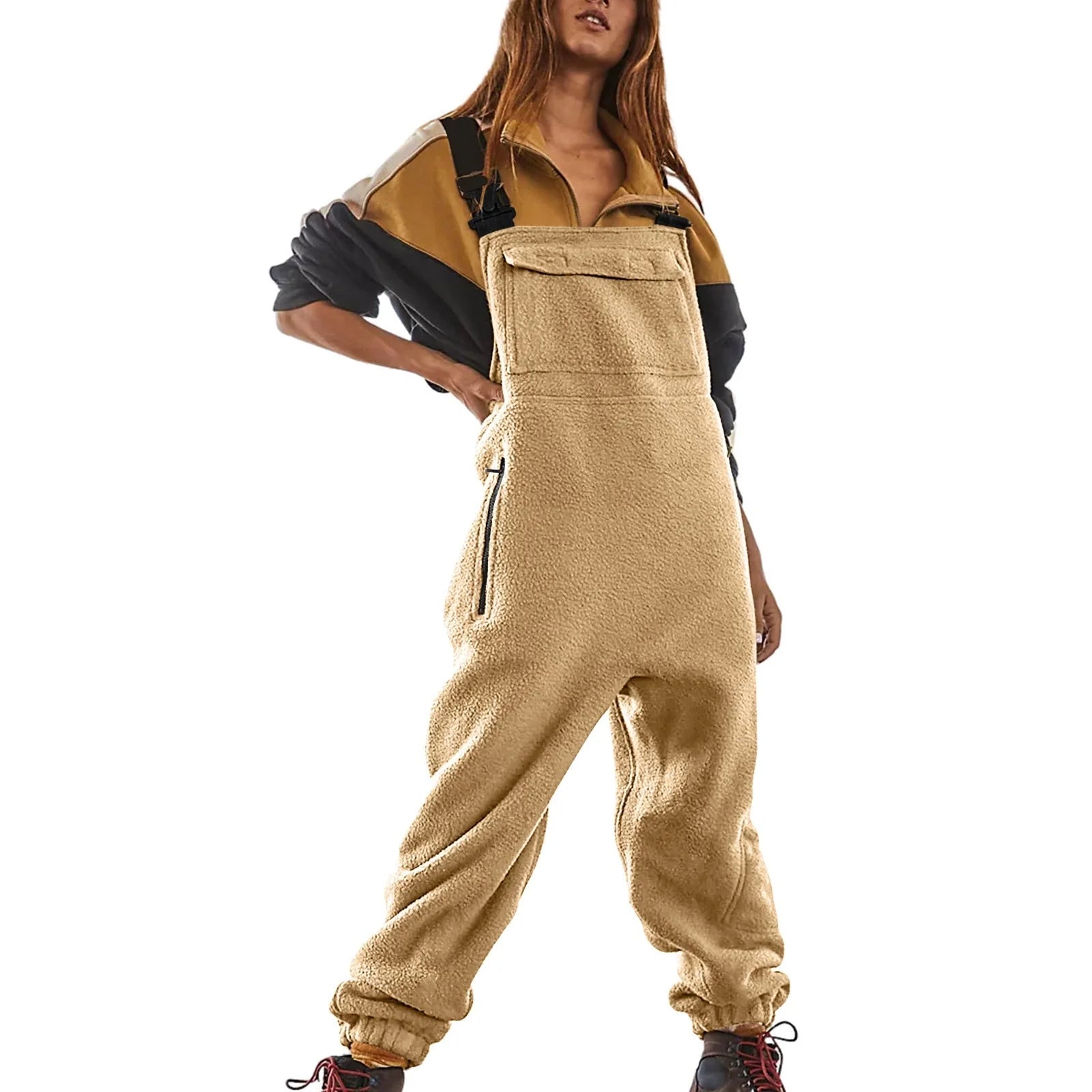 Women's polar fleece workwear jumpsuit in various colours and sizes