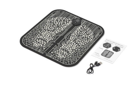 EMS Foot Massager Mat with adjustable modes and USB charging