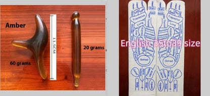 Acupressure foot massager socks with reflexology charts for enhanced therapy